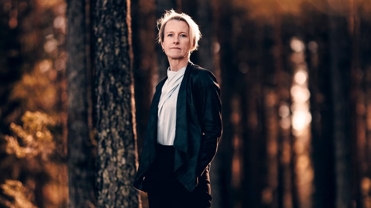 viveka beckmean i en skog