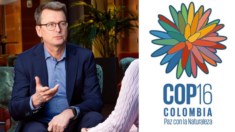 Magnus berg och logga till cop16