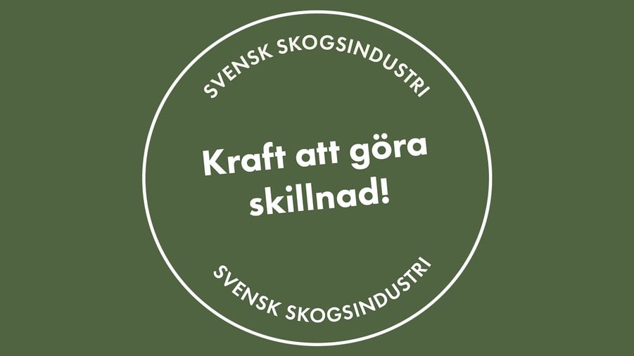 grön bakgrund med vit text kraft att göra skillnad