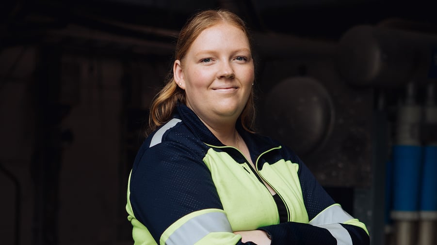 Nina Grind, HR på Artic Paper och yrkeslärare på processtekniska gymnasiet