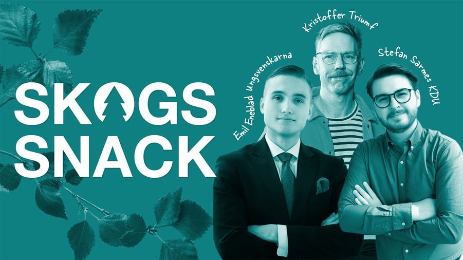 Skogssnack – KDU + Ungsvenskarna: ”Man får en annan känsla när man bygger i trä”