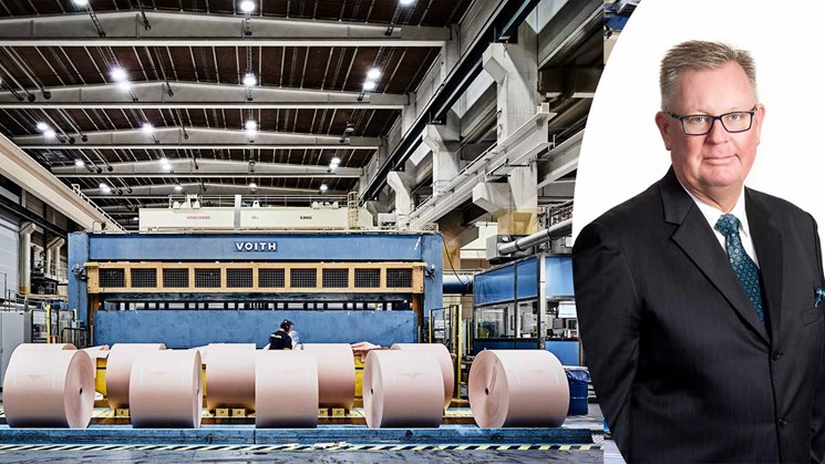 inifrån pappersindustri