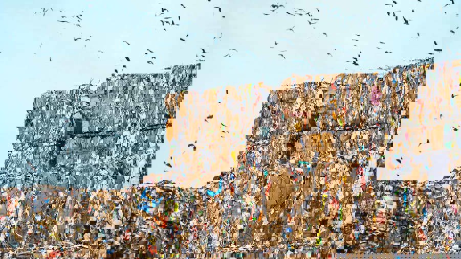 Återvunnen och insamlad kartong på Fiskeby