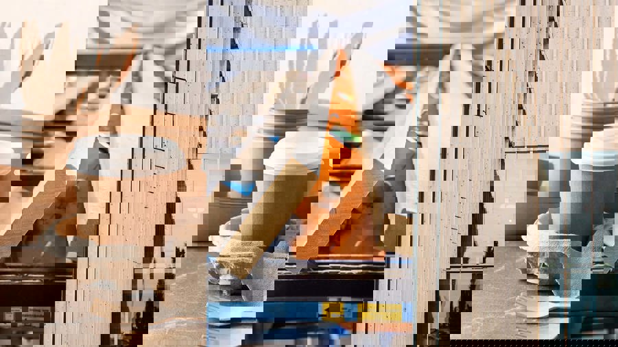 pappersprodukter, plankor, sara kulturhus träfasad