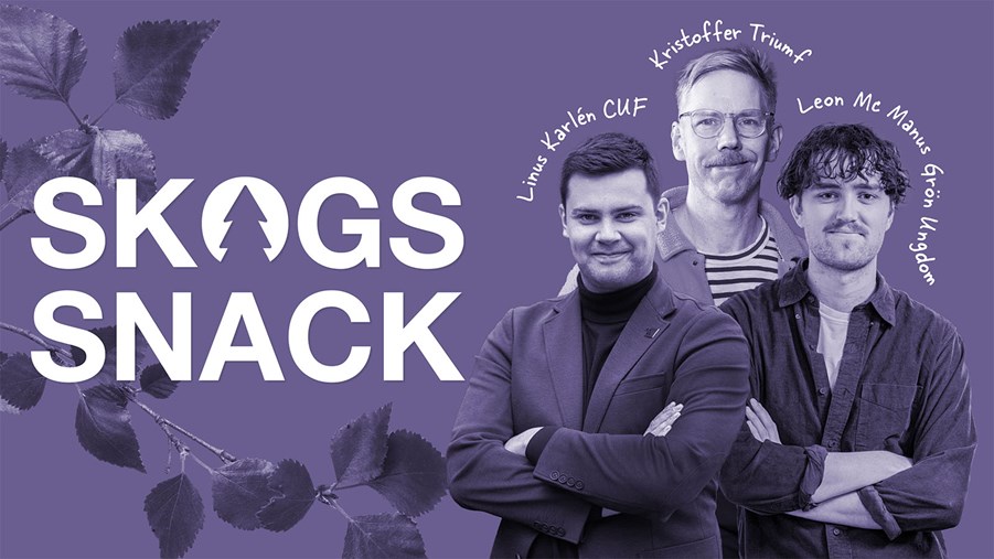 Skogssnack – GU + CUF: ”Jag ska skola om mig till jägmästare”